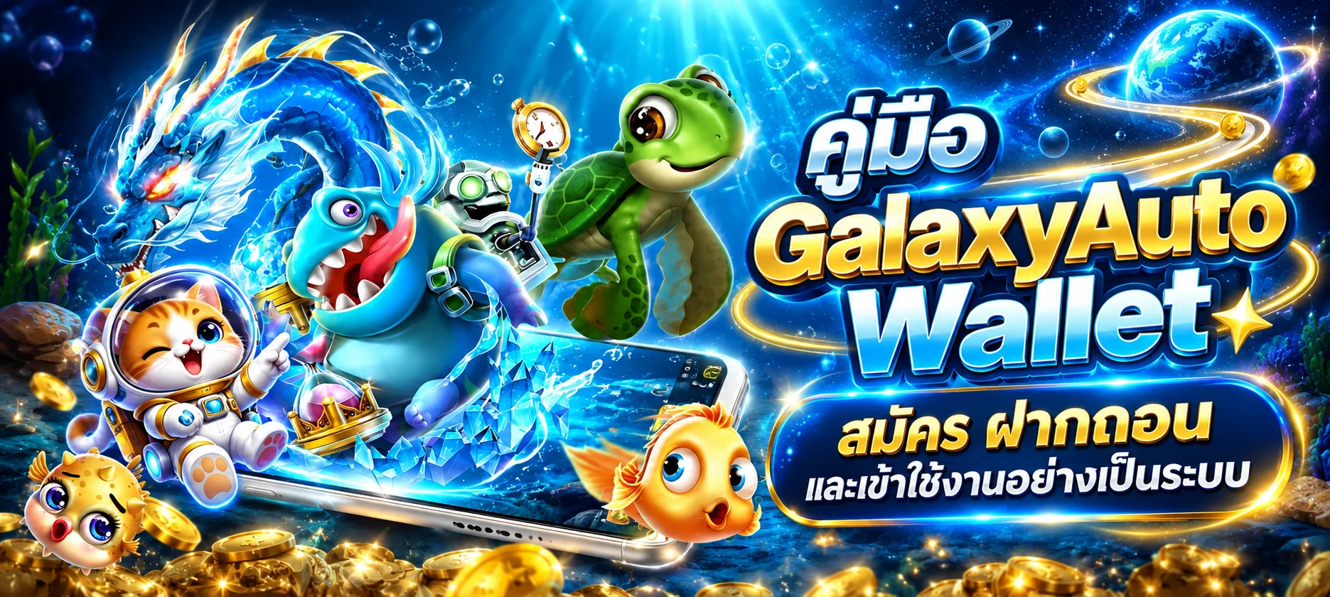 GalaxyAuto Wallet | คู่มือสมัคร ฝากถอน และความปลอดภัย